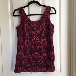 CAbi layered cameo blouse